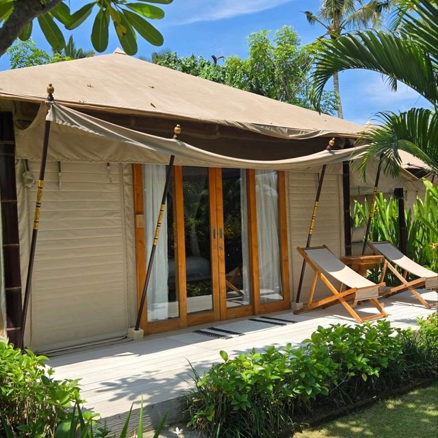 Best Glamping Park bybthe beach With the Beach front View and Padi Field surounding by trees