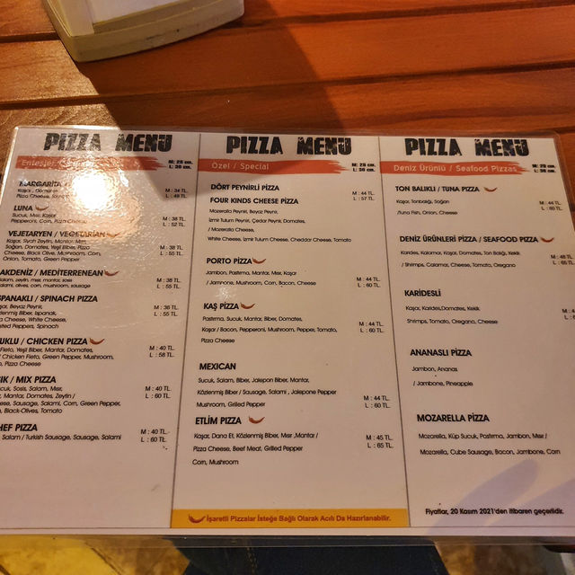 튀르키예 소도시 카쉬 정감가는 동네 맛집 추천 피자포르토🍕