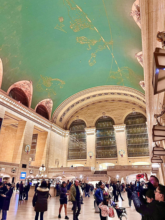 [紐約旅遊］Grand Central Terminal-紐約最美車站🏛️
