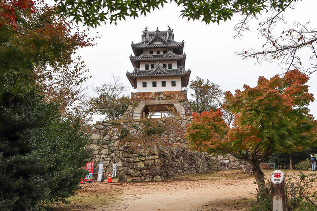 淡路島景點：洲本城跡，俯瞰紀淡海峽