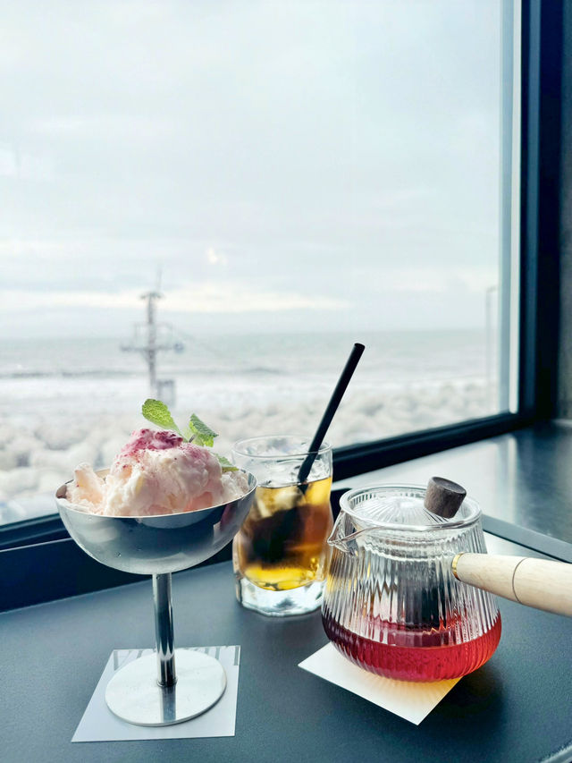 【釜山旅】青沙浦駅のおしゃれなオーシャンビューカフェ🫶