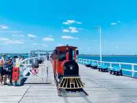 西澳洲必去景點🚂千與千尋海中火車🚂巴瑟爾頓碼頭 Busselton Jetty