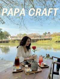 Papacraft cafe คาเฟ่วิวแม่น้ำวัง จ.ลำปาง