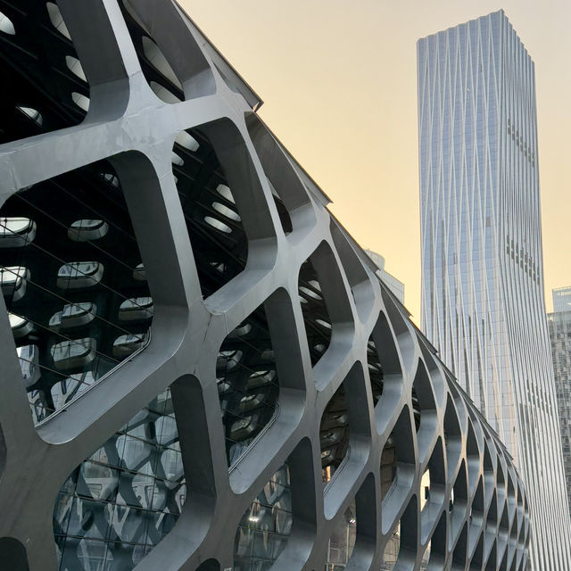 春繭體育館-極具建築特色，造型流暢且富有動感