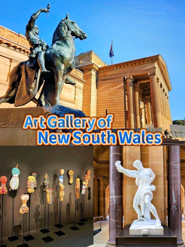 Exploring the Art Gallery of New South Wales, absolutely a cool experience! 