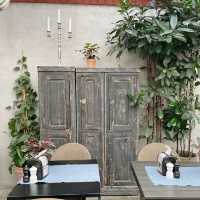Lovely farm house style garden cafe