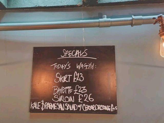 來倫敦必吃平價牛排Flat Iron Steak💘14£起