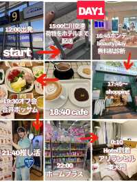 【2025韓国旅行】実際行ったタイムスケジュール／韓国旅行計画モデルプラン