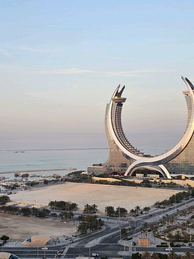 🇶🇦 카타르 도하 뷰 좋은 카페는 여기예요 💙