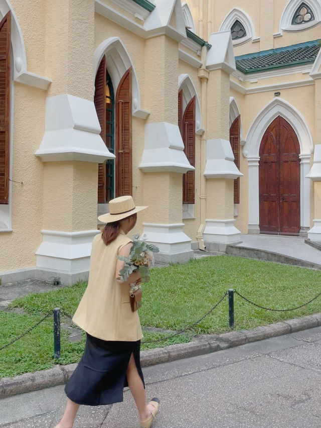 香港⛪️打卡坐落在中環市區的古英式教堂