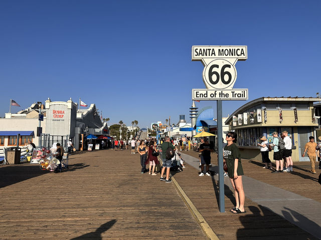 【サンタモニカ｜ルート66の終着点！海と街が融合するカリフォルニアの楽園】