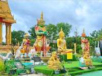 วัดท่ามะกอก อุโบสถเรือนารายณ์ทรงสุบรรณสีทอง
