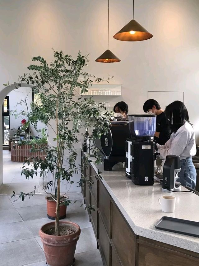ソウル/北漢山の麓カフェ★山ビューが素敵！！