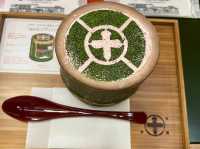 2 hours wait for matcha parfait 😋