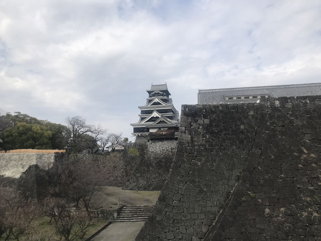 日本三名城-熊本城（地震重建中）