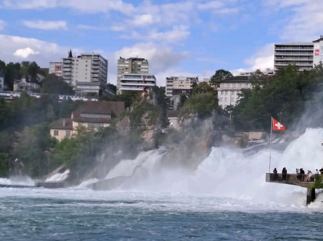 Marveling at the Power of the Rhine Falls