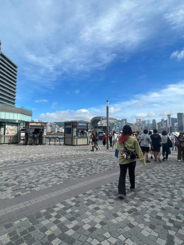 香港地標星光大道漫步  