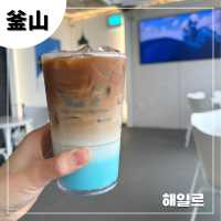 【🇰🇷:影島】海を見ながらオーシャンラテ☕️