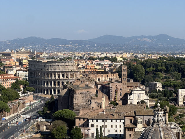 白い宮殿とローマの絶景☀️
