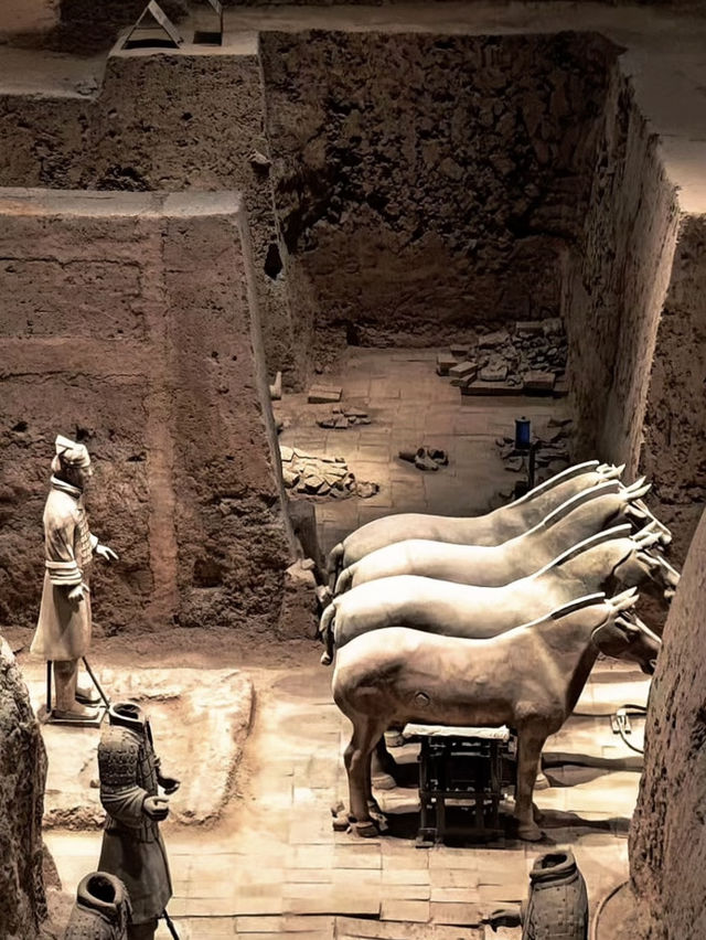 兵馬俑近距離震撼體驗🗿 兵馬俑近距離震撼體驗🗿