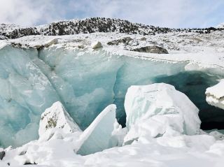 glacier ice cave