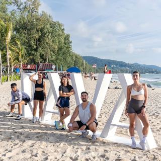 Bodycombat at the beach