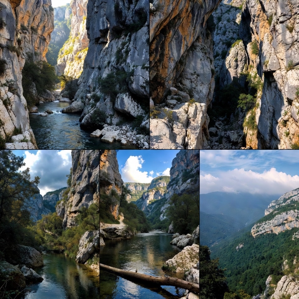 Between the Giant Walls of Paklenica