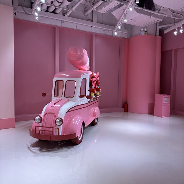 Like a kid in an ice cream store! 