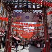 Vibrant Chinatown in London 