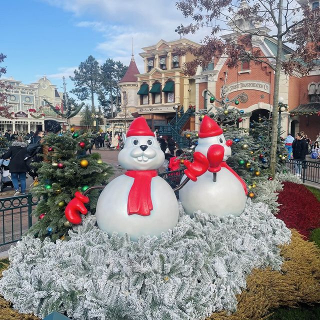 Disneyland Paris  during Christmas