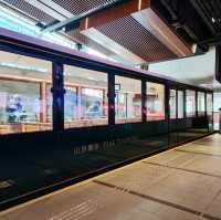 The Peak Tram (interesting & exciting) 