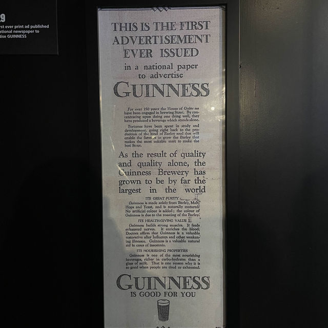 Visiting the Guinness factory in Dublin City 