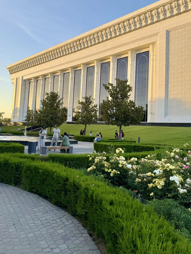 Spring Bloom at the Palace of International Forums, Tashkent