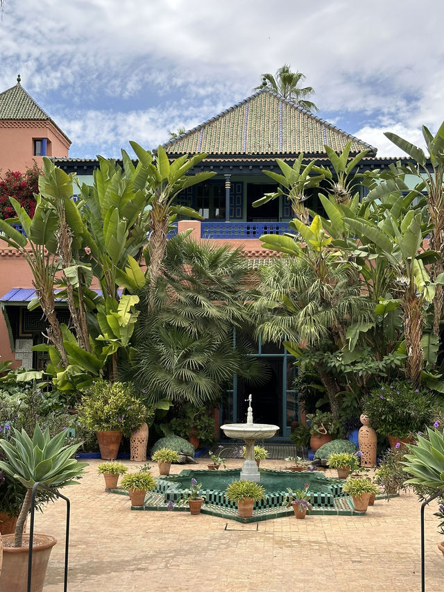 The Majorelle Garden in Marrakech is a true bliss for lovers of nature and art.