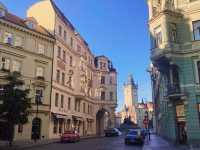 Staroměstské náměstí, or Old Town Square, in Prague.