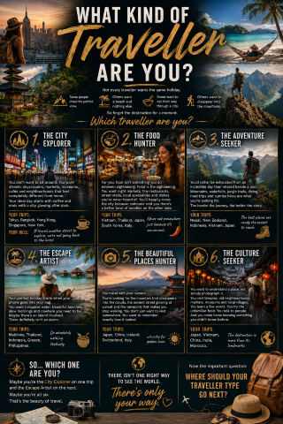 🎒 What Kind of Traveller Are You?🌍