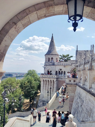 Fairy-Tale Views from Fisherman’s Bastion & Matthias Church, Budapest! 🏰✨