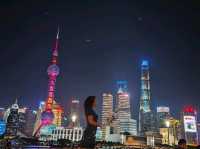 Colorful Night View of The Bund