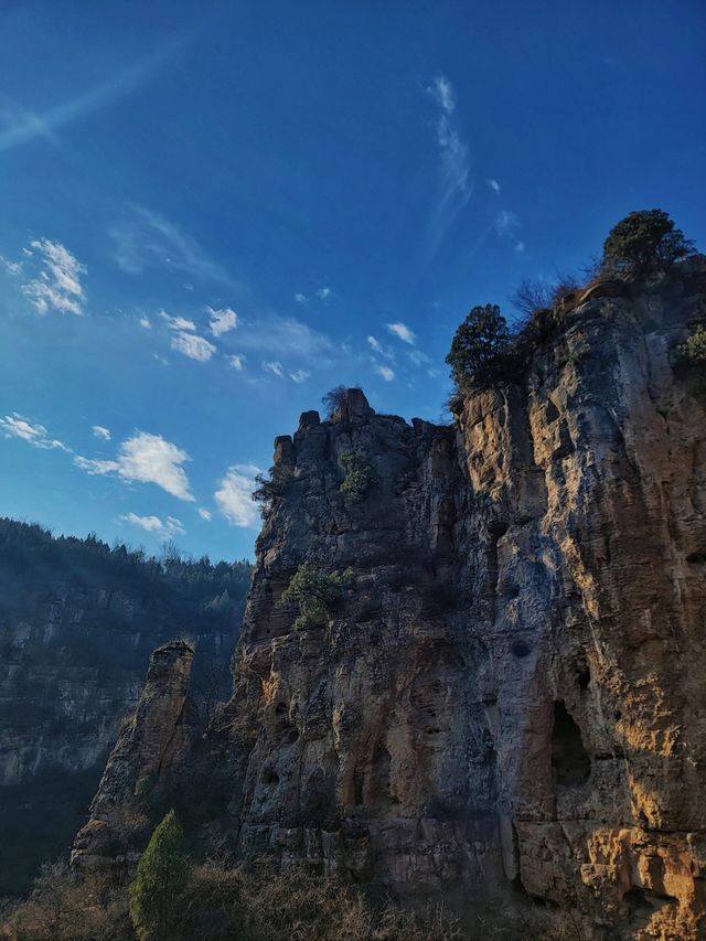 河南洛陽漏明崖超級隱秘的徒步景點