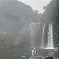 Cheonjiyeon Waterfall Jeju South Korea