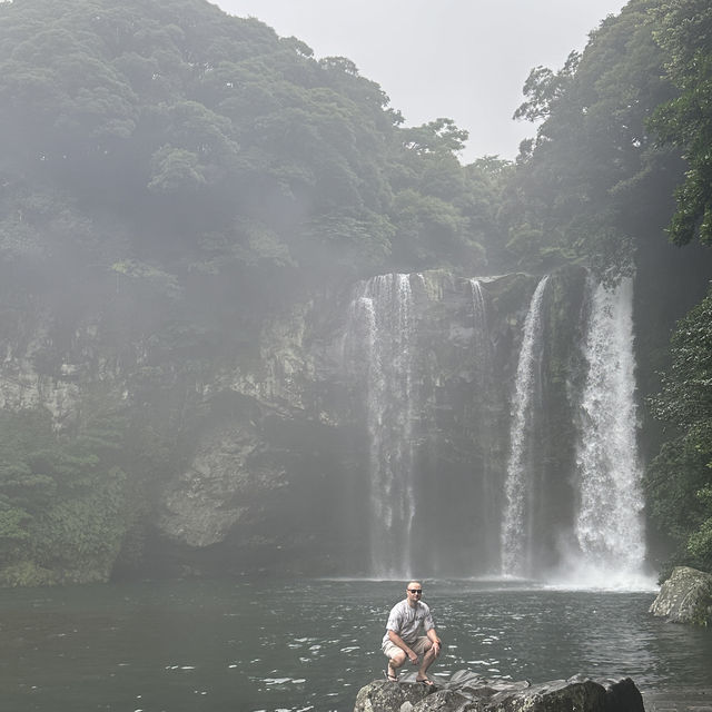 Cheonjiyeon Waterfall Jeju South Korea