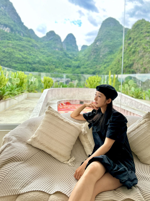 闖進陽朔的聖托里尼Ⅰ看桂林山水