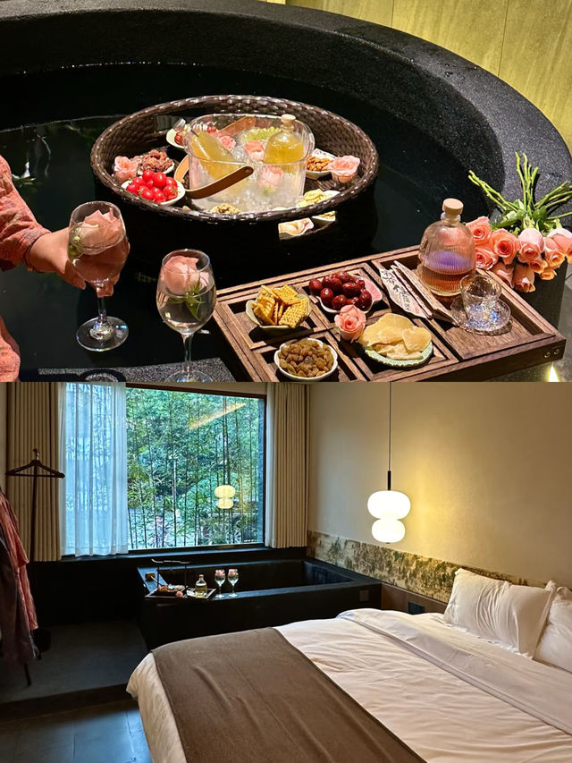 徐州！能泡私人溫泉的小院！好 chill~。