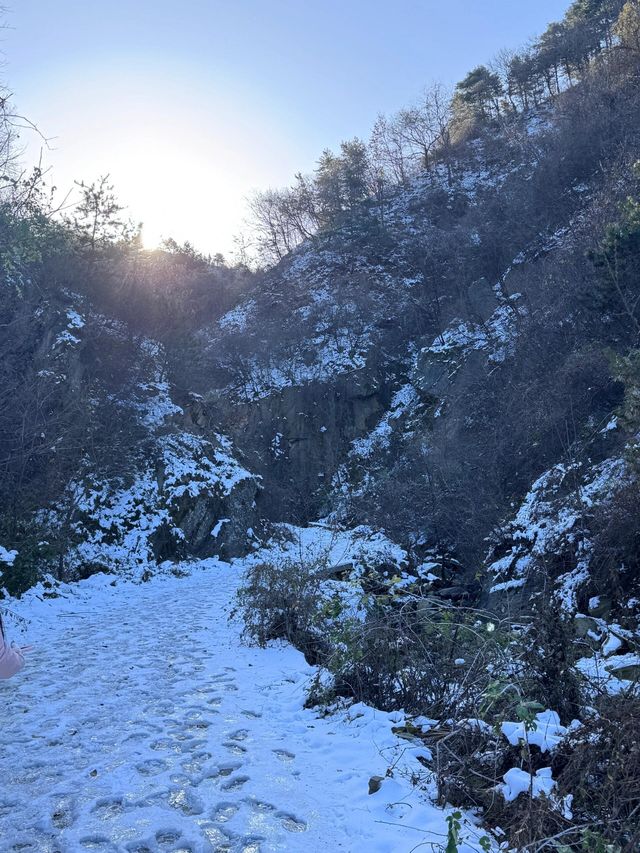 藍田雲台山|藏在秦嶺冬日裡的冰雪秘境。