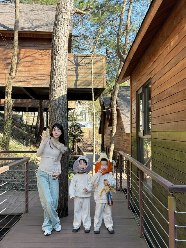天姥隱的春天 住進童話裡的森林小木屋