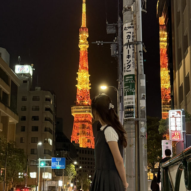 도쿄타워 숨겨진 사진스팟들 알려드릴게요🗼