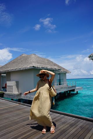 The Maldives, a necklace scattered by God.