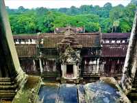 The Sacred Summit: Ascending to Angkor Wat's Second Floor Sanctuary