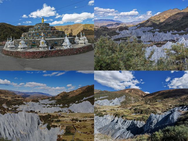 十月，在道孚至丹巴的路上，收集奇觀與色彩