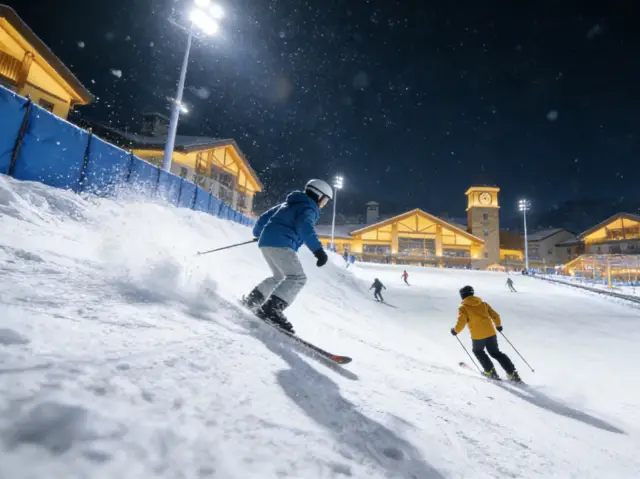 Fulong Snow Park in Heibei: Chongli’s Budget-Friendly Night Ski Gem 🌙